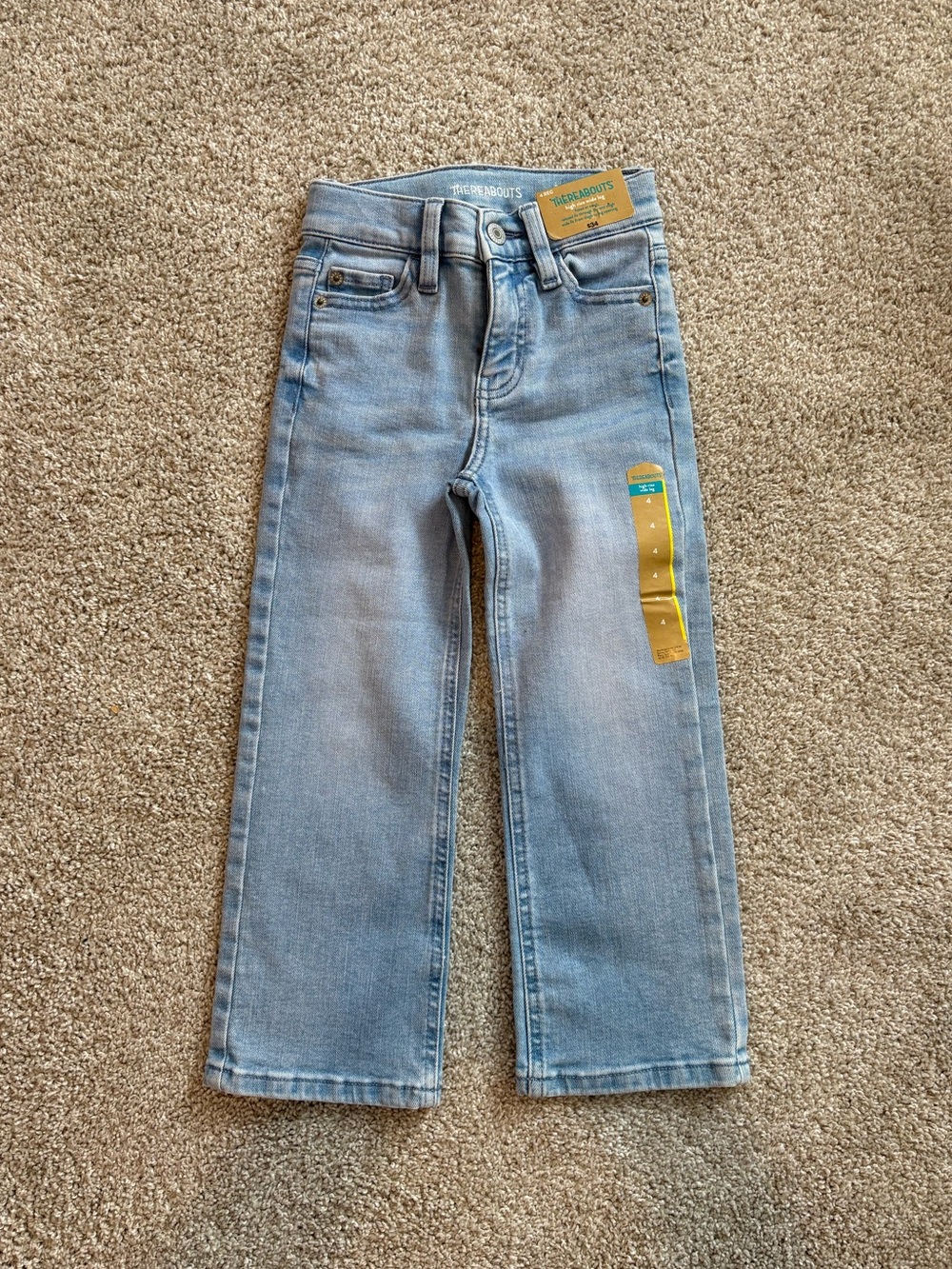 Thereabouts Light Blue Kids Denim Jeans Size 4 Girls